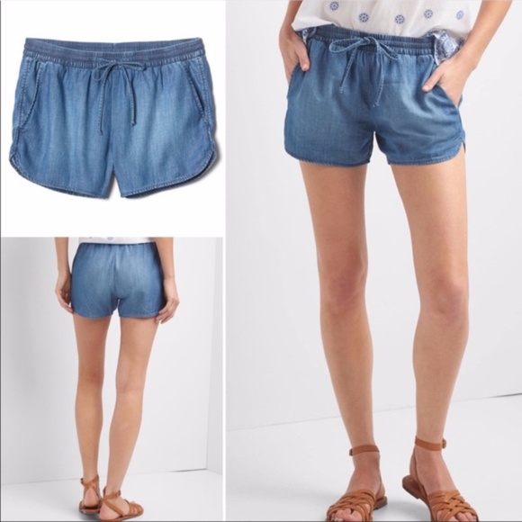 Gap Pull On Tencel Shorts - Picture 1 of 4